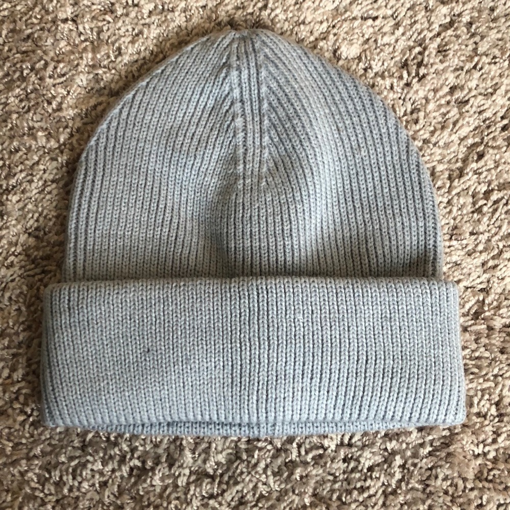 Gray beanie